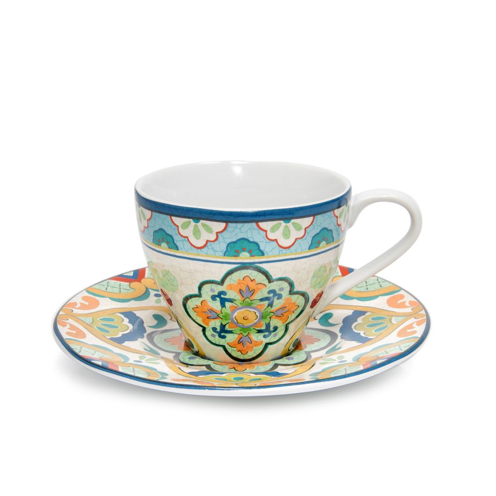 Xicara cha porcelana la fuente 200ml laville - lavillecasa